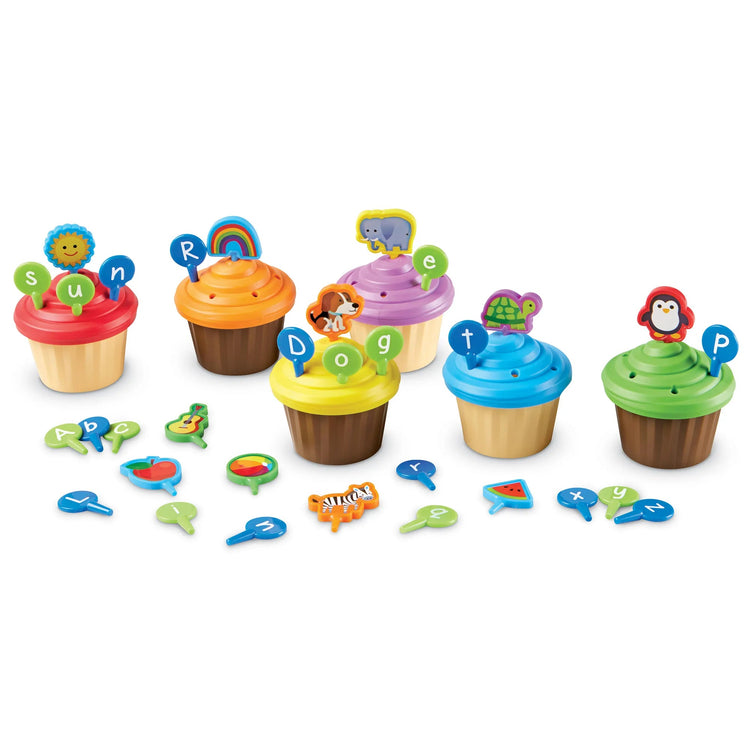 ABC PARTY CUPCAKE TOPPERS™ by LEARNING RESOURCES - The Playful Collective