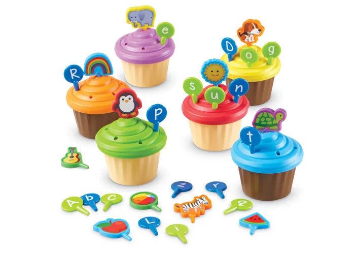 ABC PARTY CUPCAKE TOPPERS™ by LEARNING RESOURCES - The Playful Collective