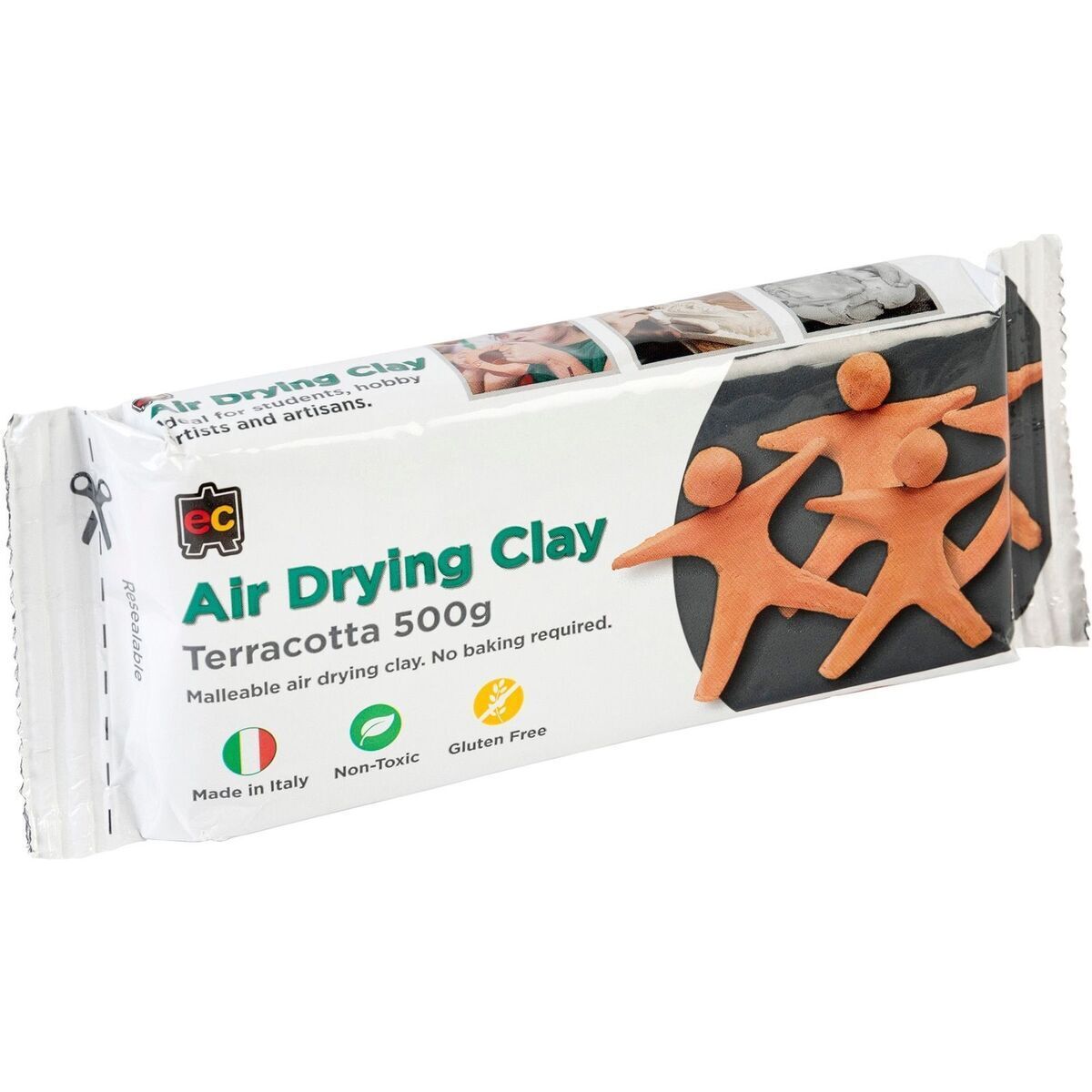 AIR DRYING CLAY TERRACOTTA 500g by EDUCATIONAL COLOURS - The Playful Collective