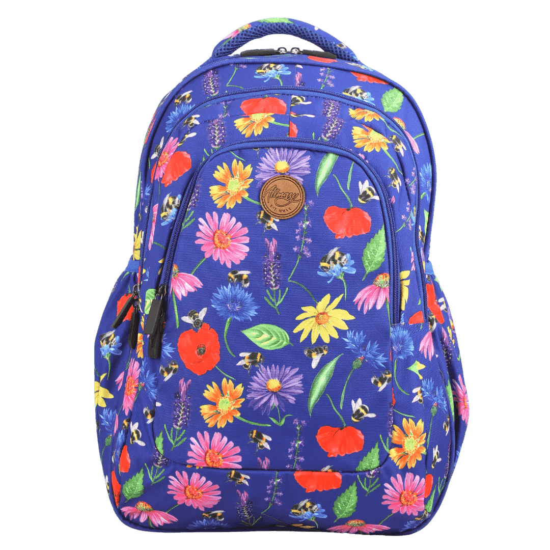 ALIMASY | LARGE/SCHOOL KIDS BACKPACK - BEES & WILDFLOWERS by ALIMASY - The Playful Collective