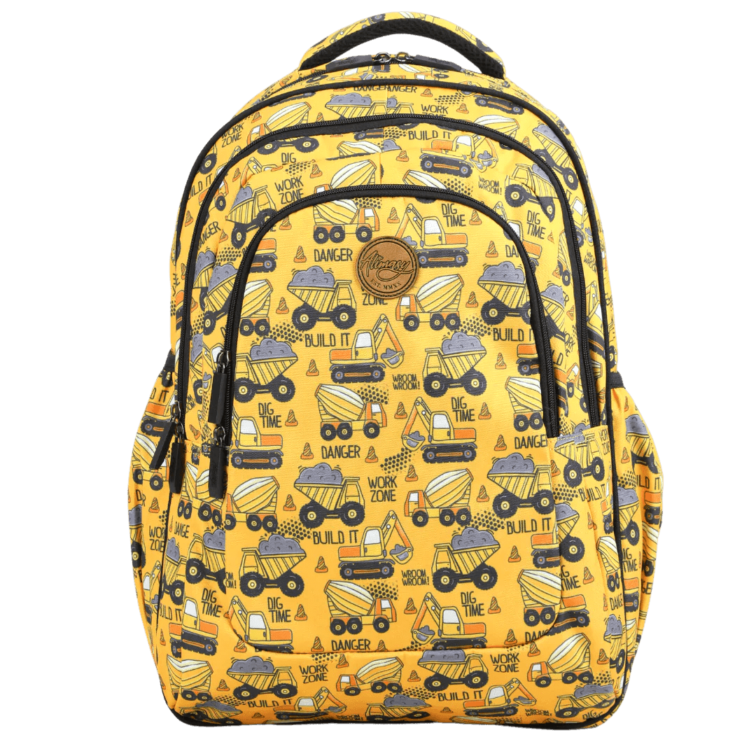 ALIMASY | LARGE/SCHOOL KIDS BACKPACK - CONSTRUCTION by ALIMASY - The Playful Collective