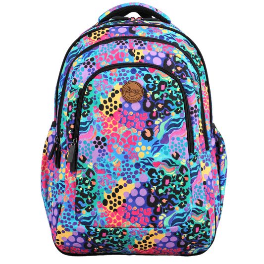 ALIMASY | LARGE/SCHOOL KIDS BACKPACK - ELECTRIC LEOPARD by ALIMASY - The Playful Collective