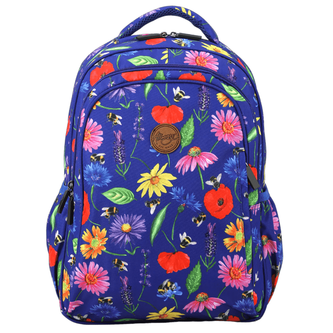 ALIMASY | MIDSIZE KIDS BACKPACK - BEES & WILDFLOWERS by ALIMASY - The Playful Collective