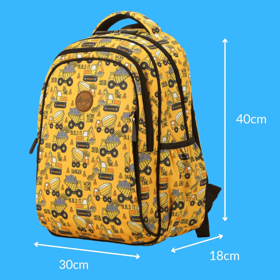 Construction backpack top