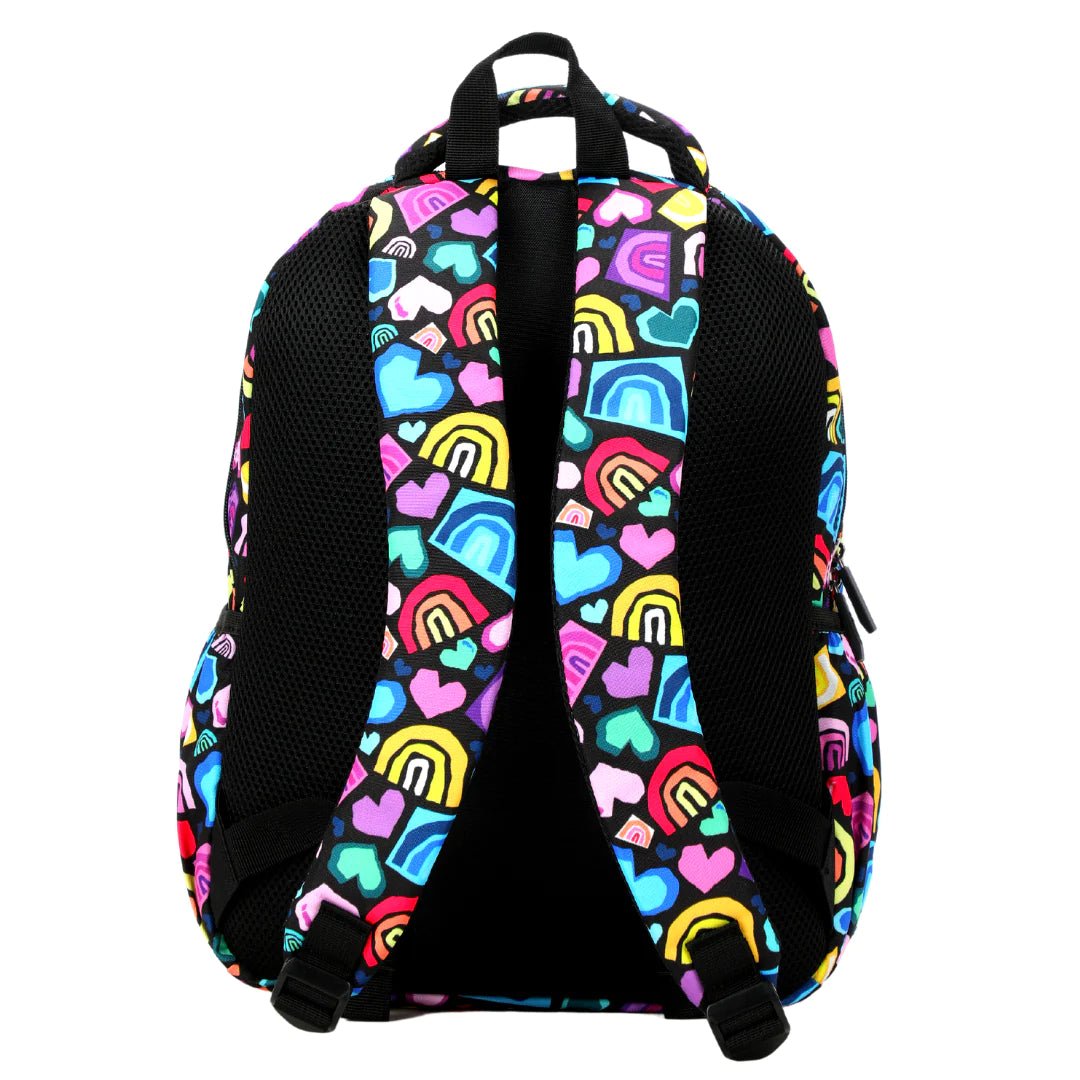 ALIMASY | MIDSIZE KIDS BACKPACK - LOVE & RAINBOW by ALIMASY - The Playful Collective