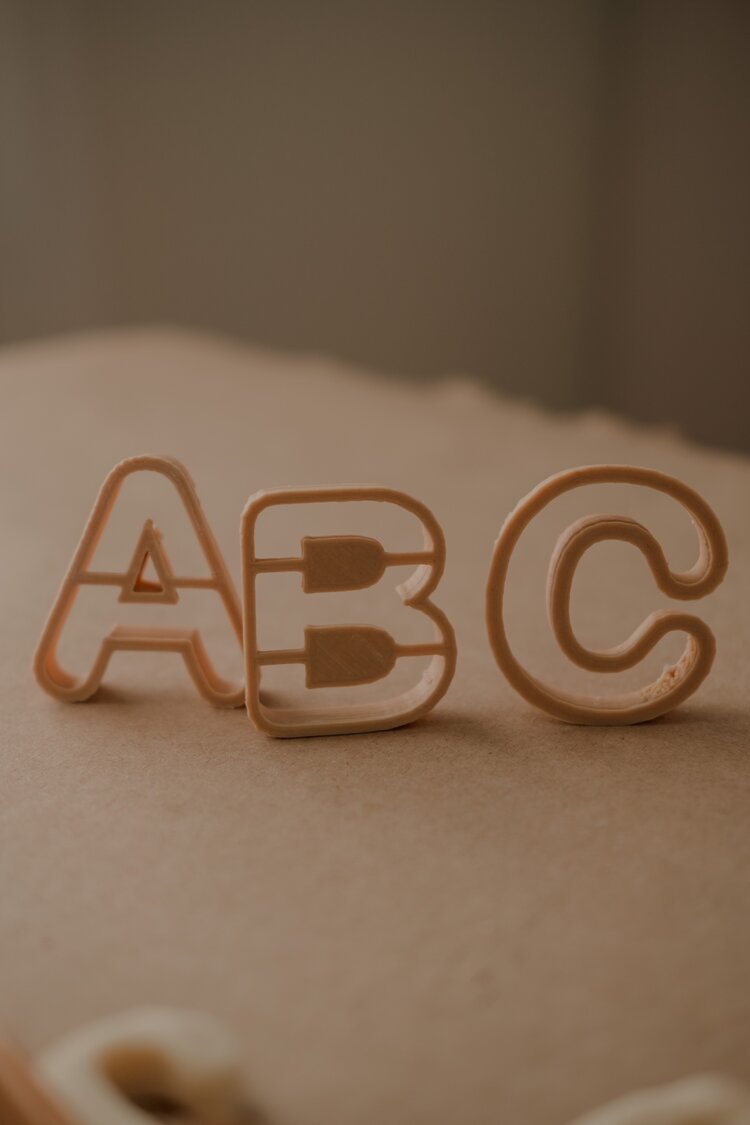 ALPHABET ECO CUTTER SET by KINFOLK PANTRY - The Playful Collective