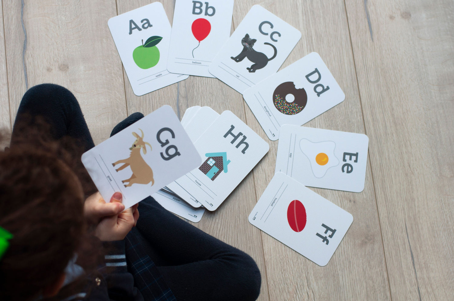 ALPHABET FLASH CARDS by TWO LITTLE DUCKLINGS - The Playful Collective