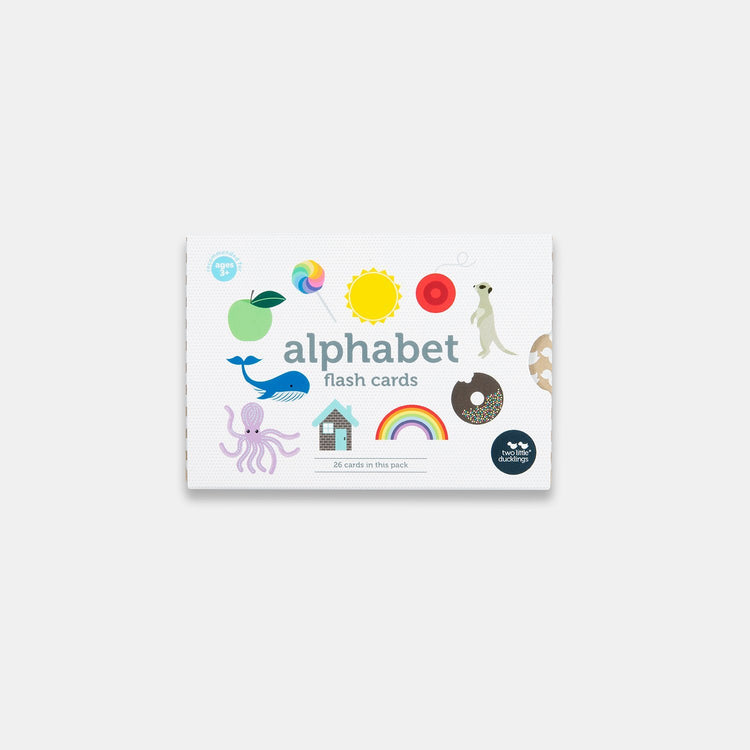 ALPHABET FLASH CARDS by TWO LITTLE DUCKLINGS - The Playful Collective