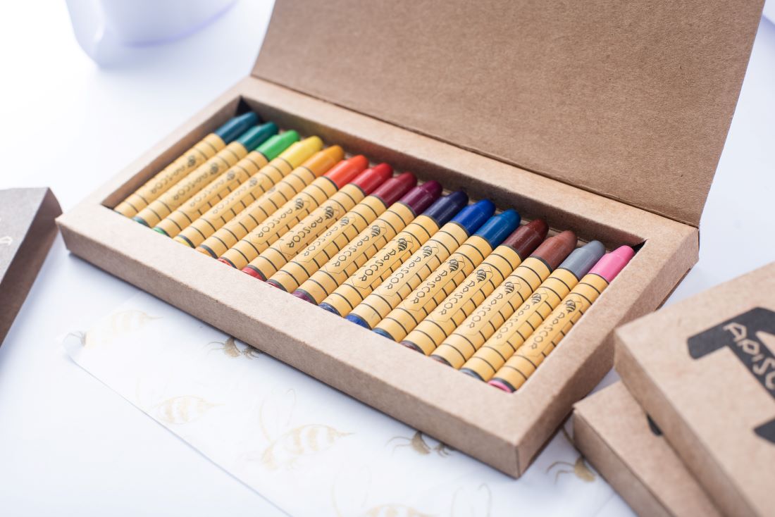 APISCOR | BEESWAX STICK CRAYONS - SET OF 16 by APISCOR - The Playful Collective