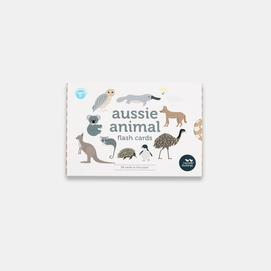 AUSSIE ANIMAL FLASH CARDS by TWO LITTLE DUCKLINGS - The Playful Collective