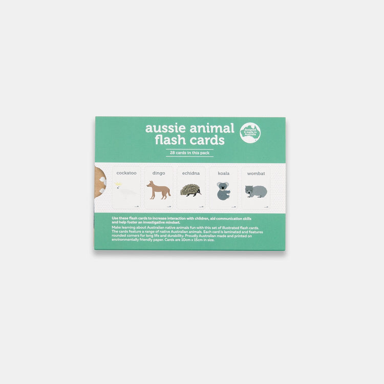 AUSSIE ANIMAL FLASH CARDS by TWO LITTLE DUCKLINGS - The Playful Collective