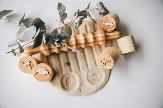 AUSTRALIAN ANIMALS PLAYDOUGH STAMPS by BEADIE BUG PLAY - The Playful Collective