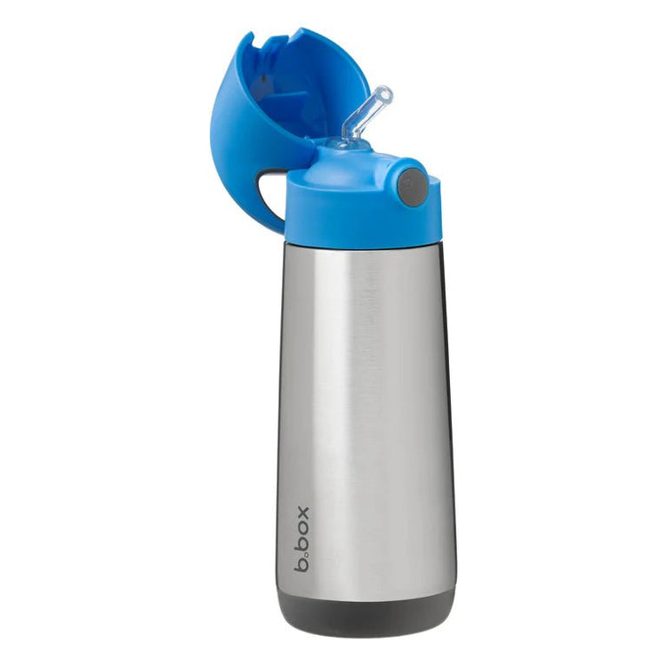 B.BOX INSULATED DRINK BOTTLE 500mL Blue Slate by B.BOX - The Playful Collective
