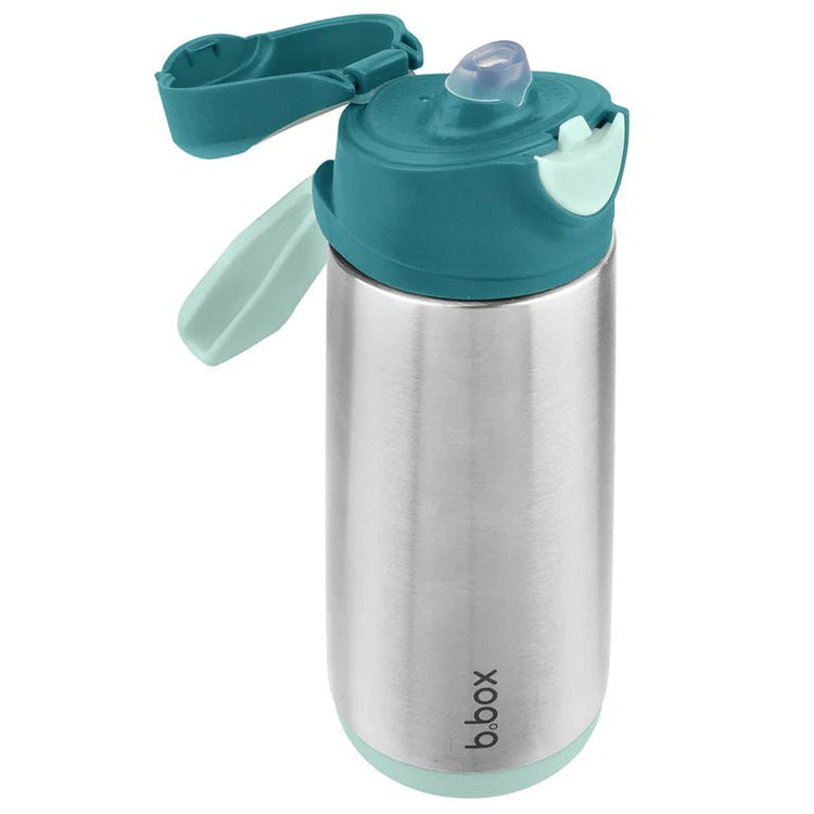 B.BOX INSULATED SPORT SPOUT BOTTLE 500mL Emerald Forest by B.BOX - The Playful Collective