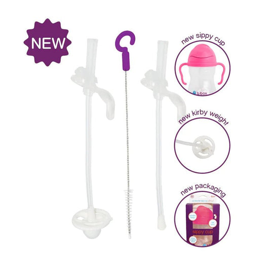 B.BOX SIPPY CUP REPLACEMENT STRAW PACK by B.BOX - The Playful Collective