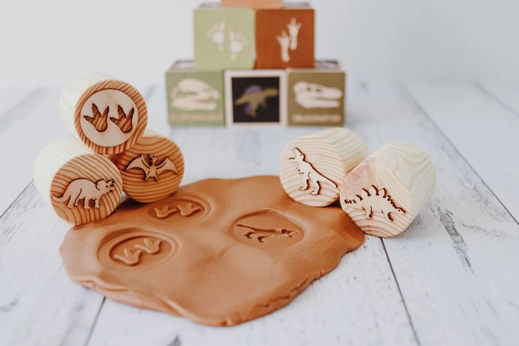 BEADIE BUG PLAY | DINOSAUR PLAYDOUGH STAMPS by BEADIE BUG PLAY - The Playful Collective