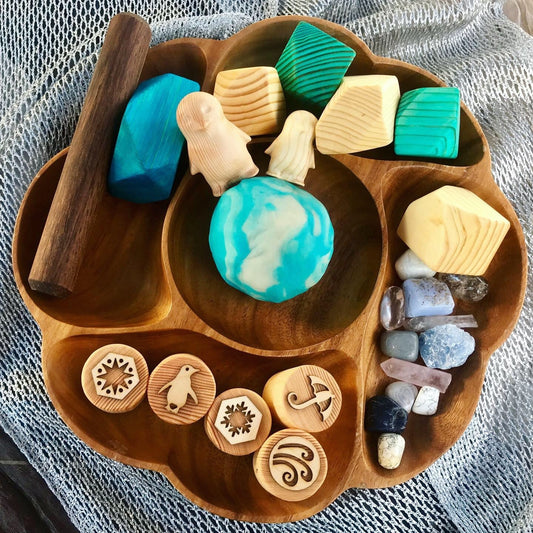 BEADIE BUG PLAY | WOODEN WINTER PLAYDOUGH STAMPS by BEADIE BUG PLAY - The Playful Collective
