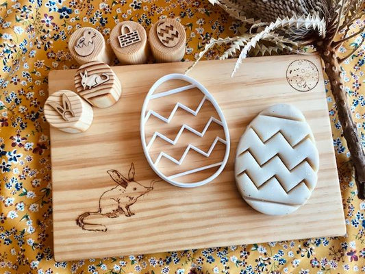 BEADIE BUG PLAY | ZIG ZAG EASTER EGG BIO CUTTER by BEADIE BUG PLAY - The Playful Collective
