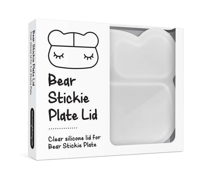 BEAR STICKIE PLATE LID by WE MIGHT BE TINY - The Playful Collective