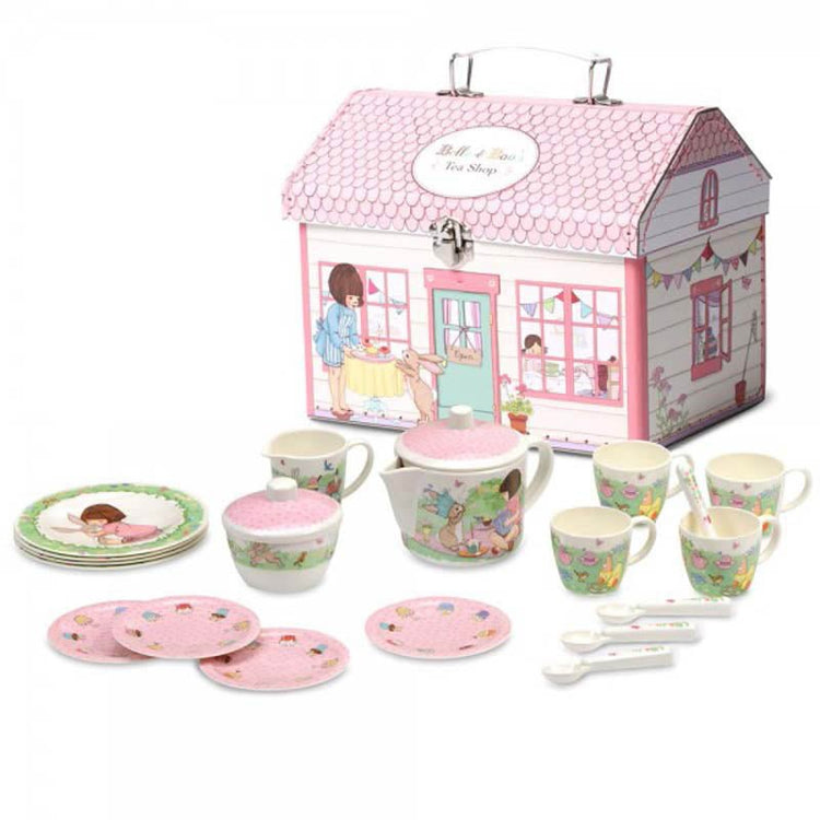 BELLE & BOO | MELAMINE TEA SET IN HOUSE BOX by BELLE & BOO - The Playful Collective