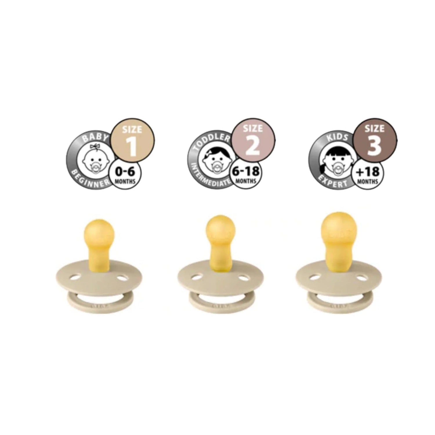 Bibs pacifier best sale size 1