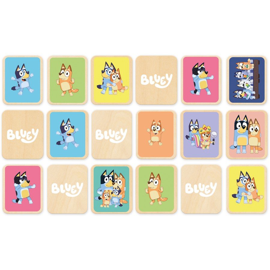 Wooden Memory Game by Bluey | The Playful Collective
