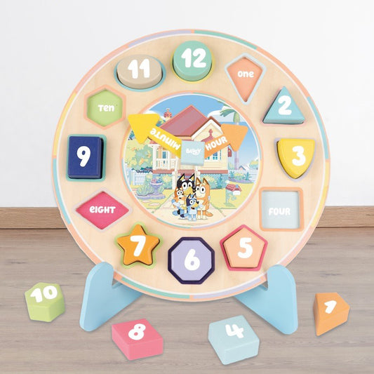 BLUEY | WOODEN PUZZLE CLOCK *PRE-ORDER* by BLUEY - The Playful Collective