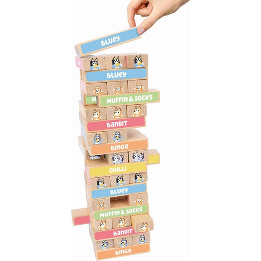BLUEY | WOODEN TUMBLING TOWER *PRE-ORDER* by BLUEY - The Playful Collective