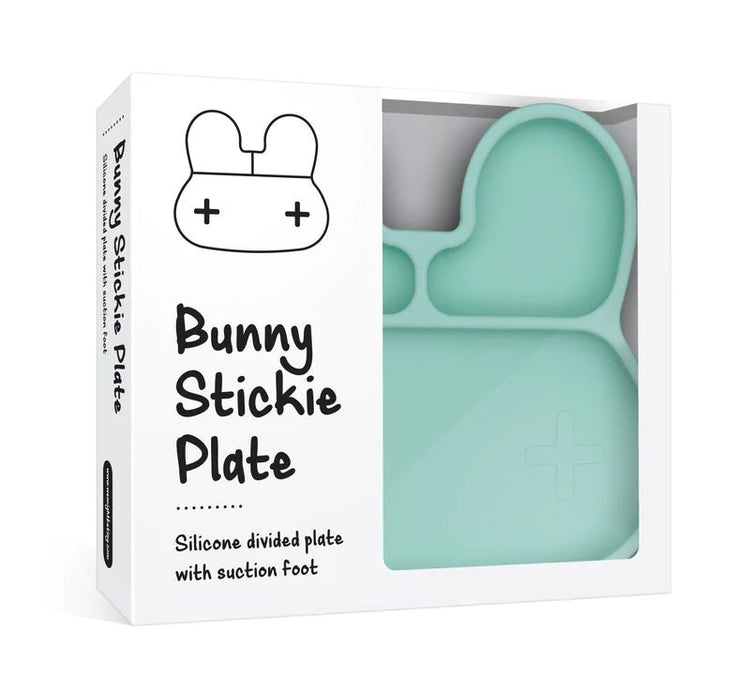 BUNNY STICKIE PLATE - MINT by WE MIGHT BE TINY - The Playful Collective