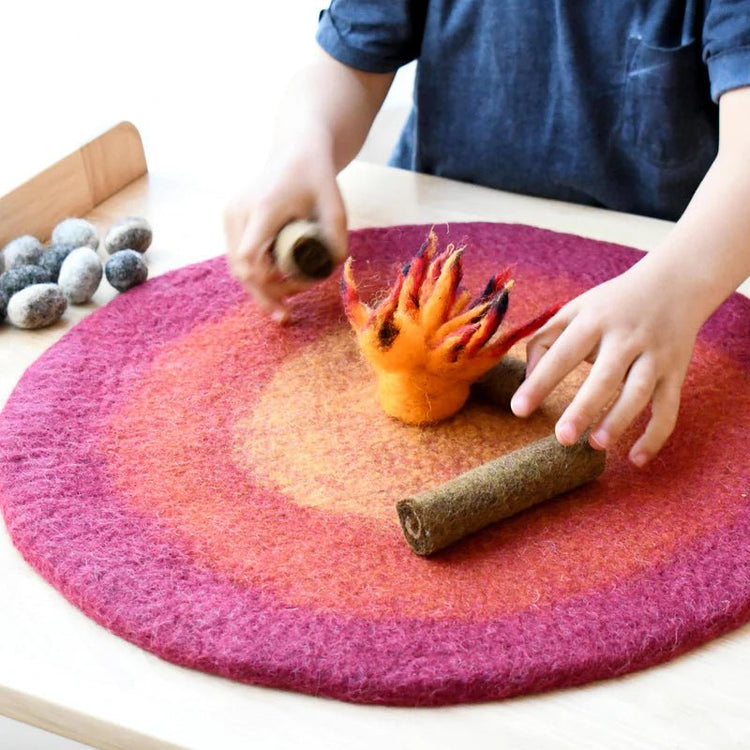 CAMPFIRE PLAY MAT PLAYSCAPE by TARA TREASURES - The Playful Collective