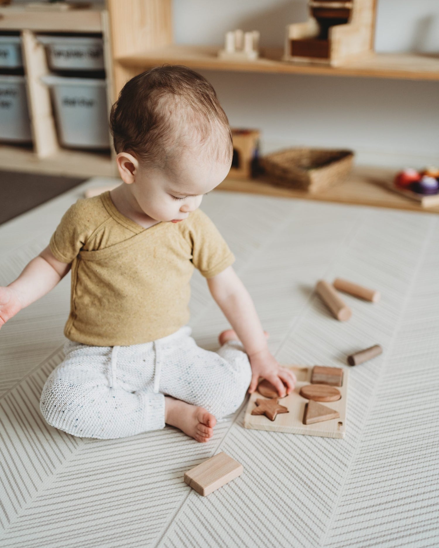 CHUNKY SHAPE PUZZLE by QTOYS - The Playful Collective