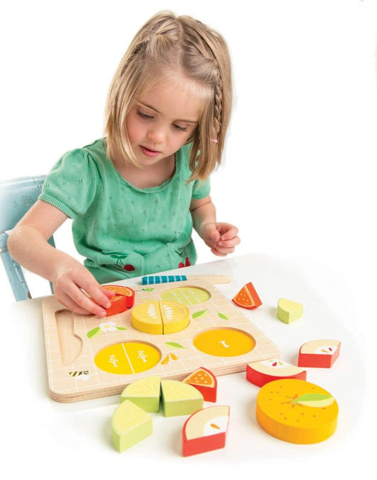 CITRUS FRACTIONS PUZZLE by TENDER LEAF TOYS - The Playful Collective