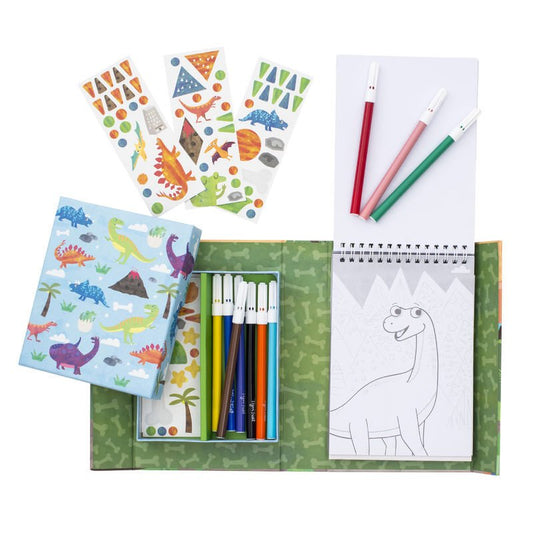 COLOURING SET - DINOSAURS by TIGER TRIBE - The Playful Collective