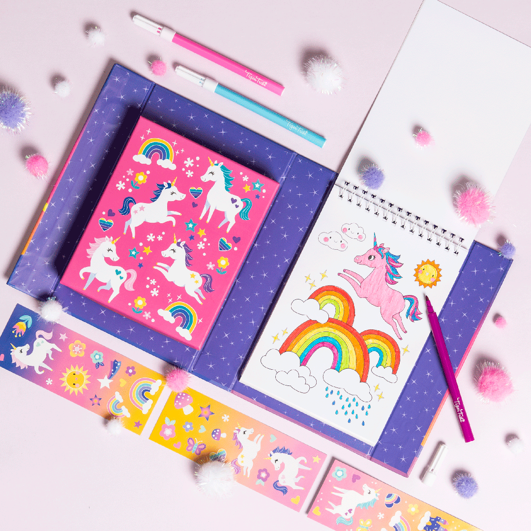 COLOURING SET - UNICORN MAGIC by TIGER TRIBE - The Playful Collective