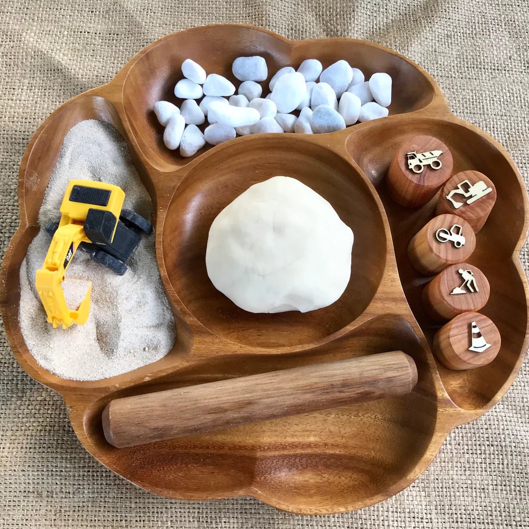 CONSTRUCTION PLAYDOUGH STAMPS by BEADIE BUG PLAY - The Playful Collective
