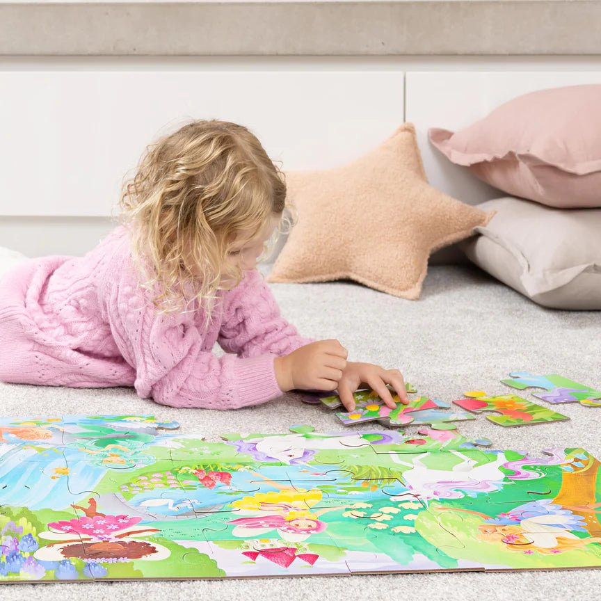 CROCODILE CREEK | CLASSIC FLOOR PUZZLE 36 PIECE - MAGICAL FRIENDS by CROCODILE CREEK - The Playful Collective