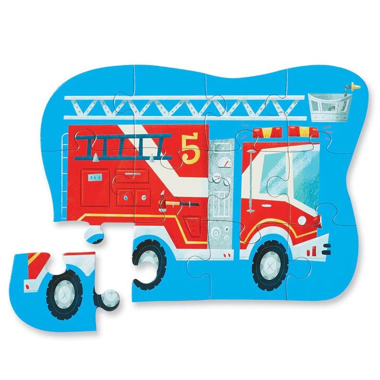 CROCODILE CREEK | MINI PUZZLE 12 PC - FIRE TRUCK by CROCODILE CREEK - The Playful Collective