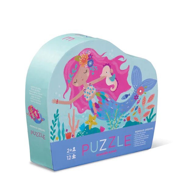 CROCODILE CREEK | MINI PUZZLE 12 PC - MERMAIED DREAMS by CROCODILE CREEK - The Playful Collective