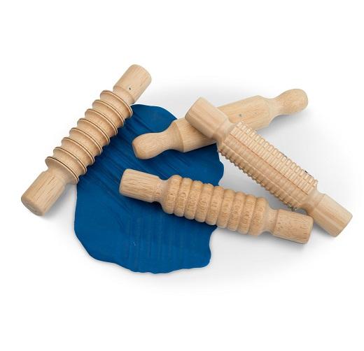 DESIGNER ROLLING PIN SET OF 4 by EDUCATIONAL COLOURS - The Playful Collective