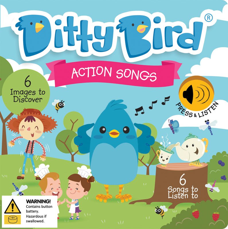 DITTY BIRD | ACTION SONGS SOUND BOOK *PRE-ORDER* by DITTY BIRD - The Playful Collective