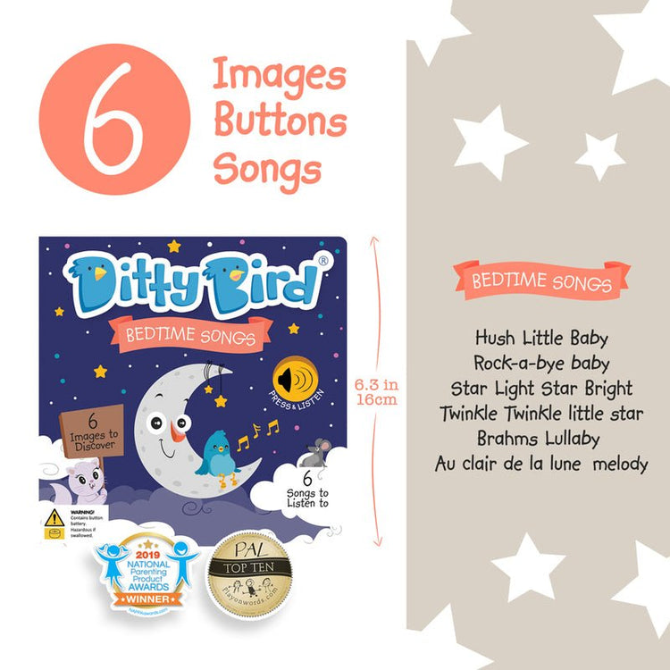 DITTY BIRD | BEDTIME SONGS SOUND BOOK *PRE-ORDER* by DITTY BIRD - The Playful Collective