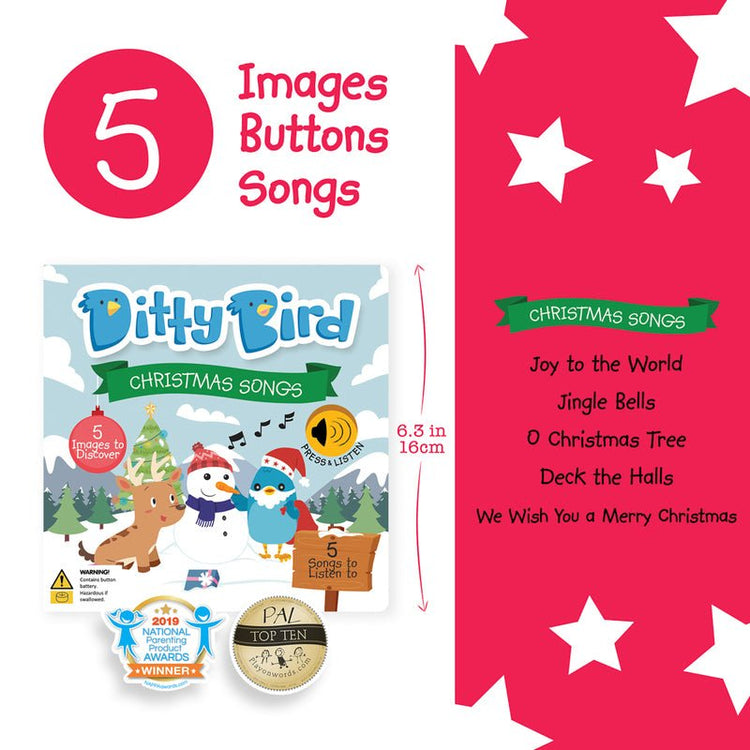 DITTY BIRD | CHRISTMAS SONGS SOUND BOOK *PRE-ORDER* by DITTY BIRD - The Playful Collective
