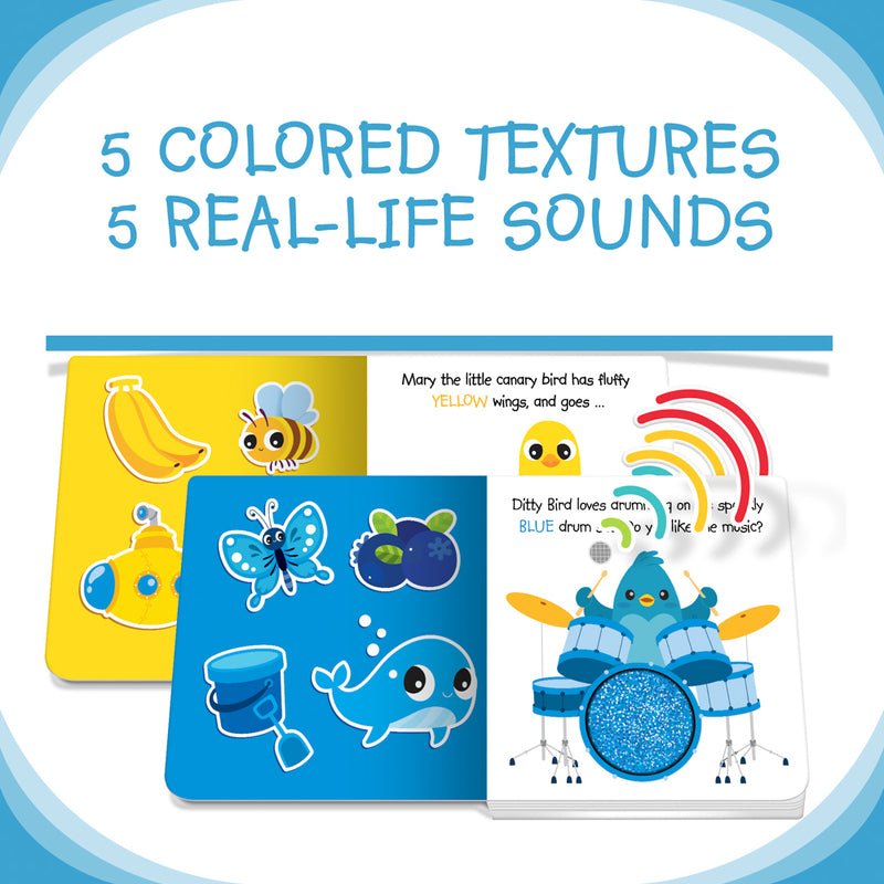 DITTY BIRD | TOUCH THE COLOURS SOUND BOOK *PRE-ORDER* by DITTY BIRD - The Playful Collective