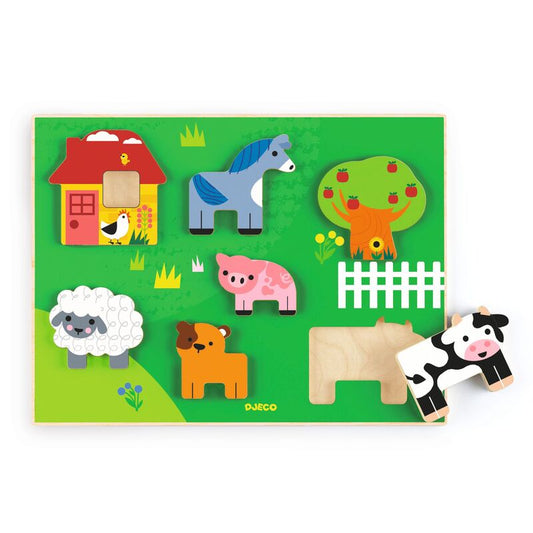 DJECO | FARM STORY WOODEN PUZZLE *PRE-ORDER* by DJECO - The Playful Collective