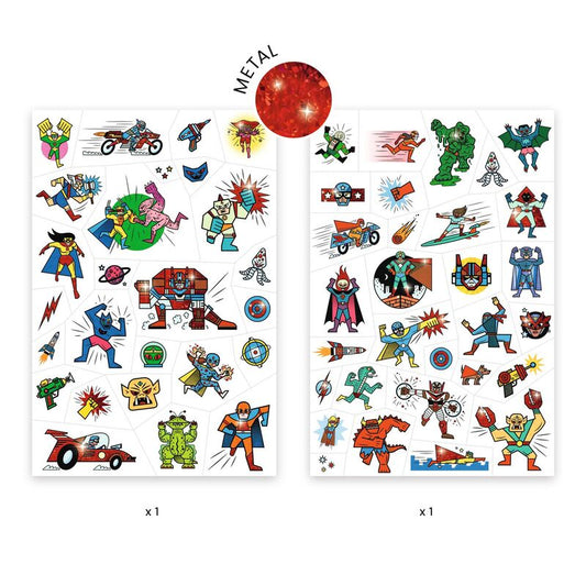 DJECO | TATTOOS - HEROES VS VILLAINS *PRE-ORDER* by DJECO - The Playful Collective