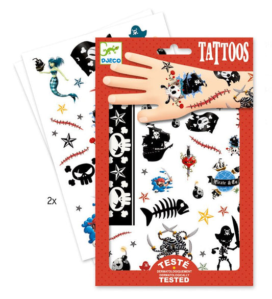 DJECO | TATTOOS - PIRATES *PRE-ORDER* by DJECO - The Playful Collective