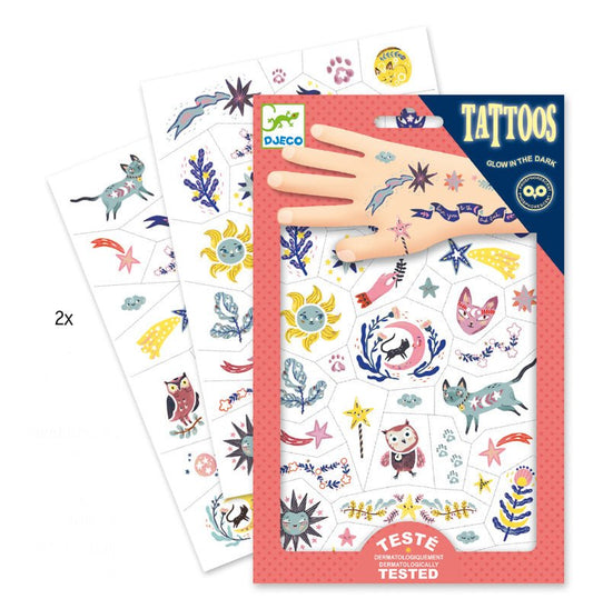 DJECO | TATTOOS - SWEET DREAMS (GLOW IN THE DARK) *PRE-ORDER* by DJECO - The Playful Collective