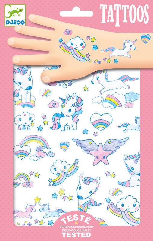 DJECO | TATTOOS - UNICORNS *PRE-ORDER* by DJECO - The Playful Collective