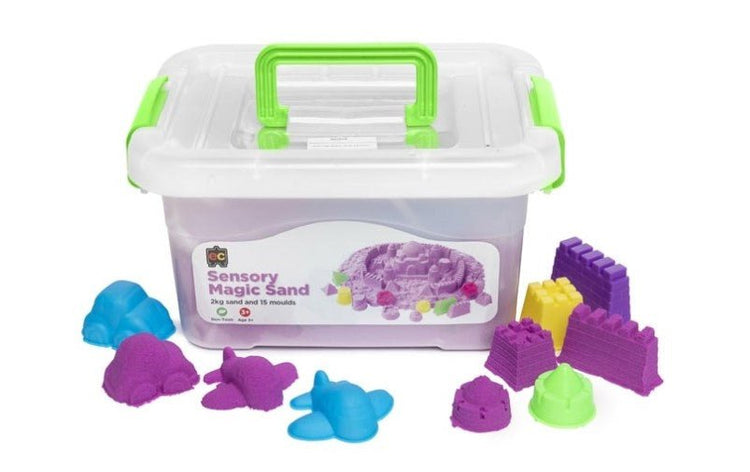EDUCATIONAL COLOURS | SENSORY MAGIC SAND PURPLE 2KG WITH MOULDS by EDUCATIONAL COLOURS - The Playful Collective