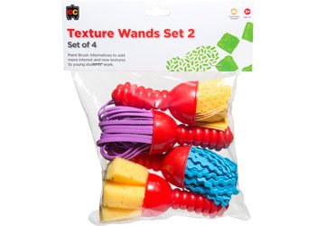 EDUCATIONAL COLOURS | TEXTURE WANDS SET OF 2 by EDUCATIONAL COLOURS - The Playful Collective